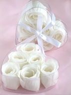 Rose Petal Soap White